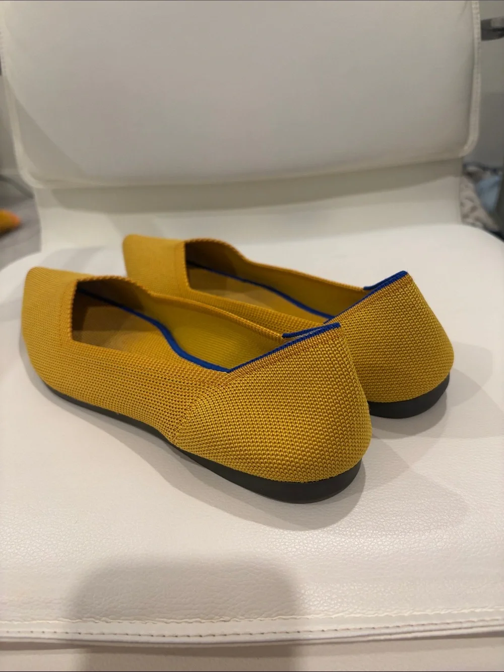 Rothy's The Point Flats RETIRED Marigold Yellow Classic Women’s Size 10